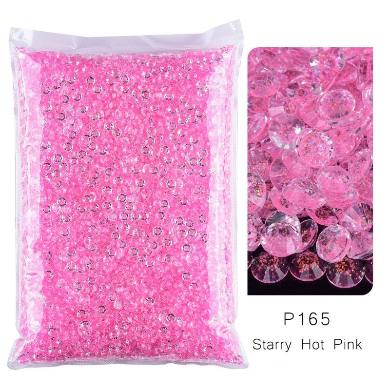 Transparent Galaxy Resin rhinestone in Jar 60g (free shipping)