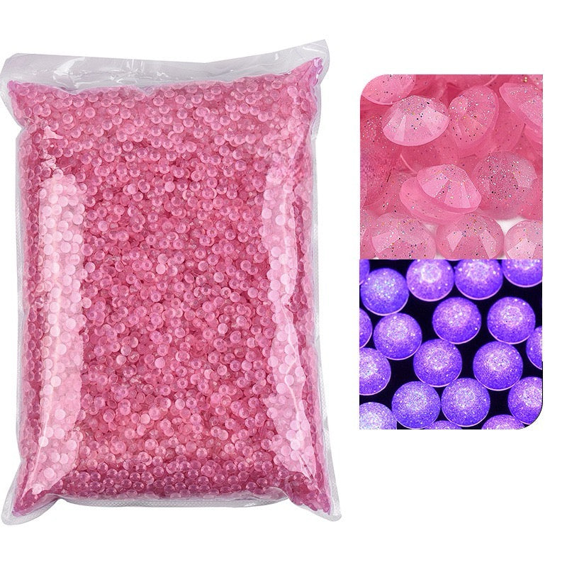 Transparent Galaxy Resin rhinestone in Jar 60g (free shipping)