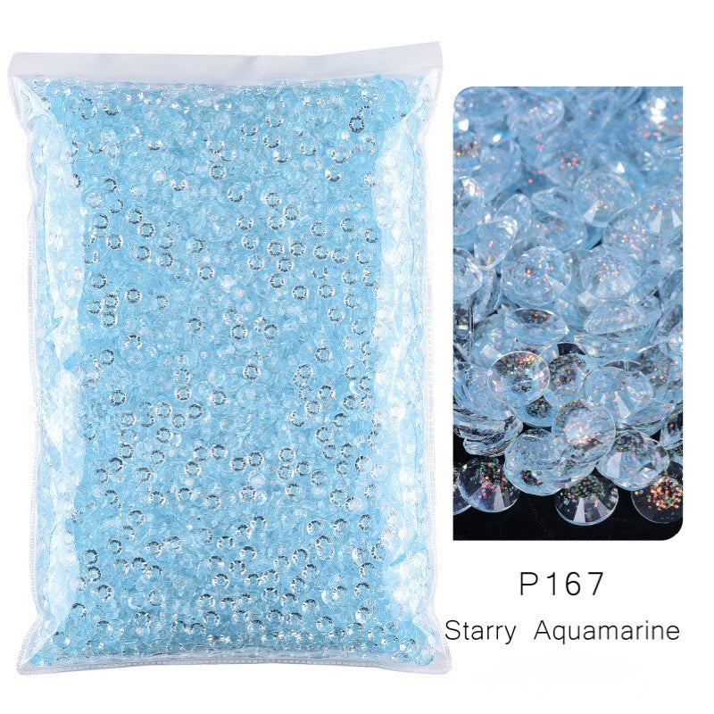 Transparent Galaxy Resin rhinestone in Jar 60g (free shipping)