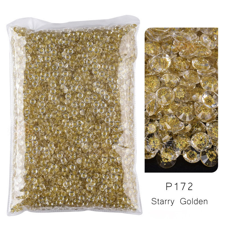 Transparent Galaxy Resin rhinestone in Jar 60g (free shipping)