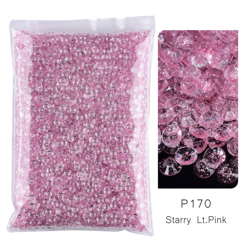 Transparent Galaxy Resin rhinestone in Jar 60g (free shipping)