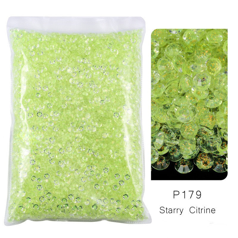 Transparent Galaxy Resin rhinestone in Jar 60g (free shipping)