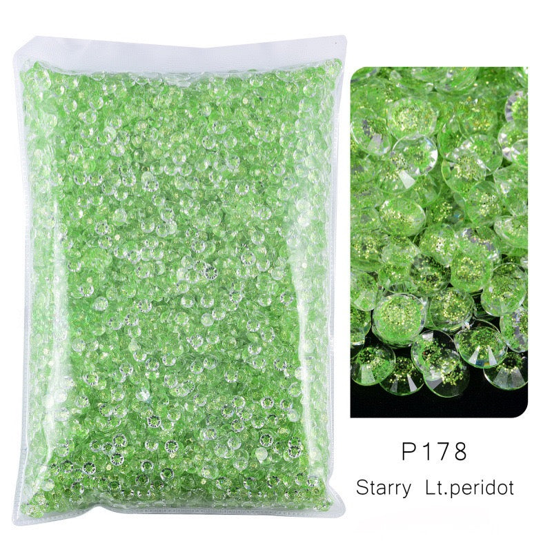 Transparent Galaxy Resin rhinestone in Jar 60g (free shipping)
