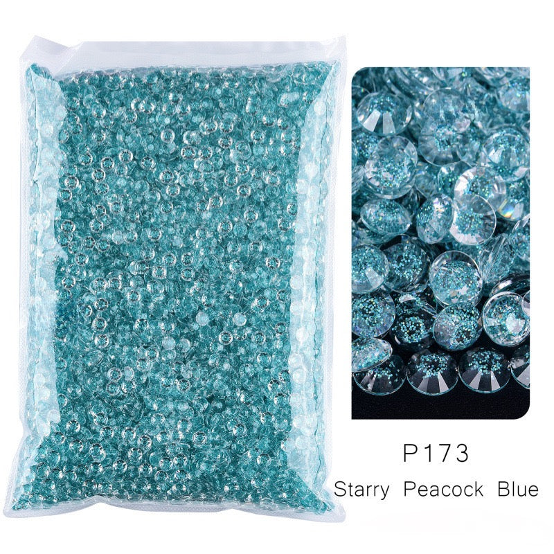 Transparent Galaxy Resin rhinestone in bear bottle 200g (free shipping)