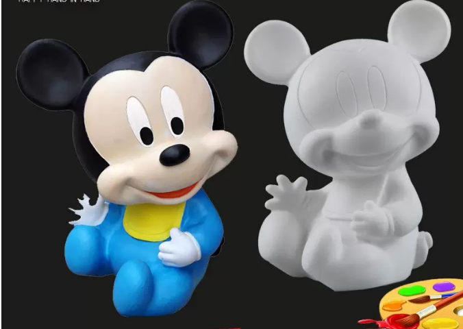 Mickey Money Bank ( White )