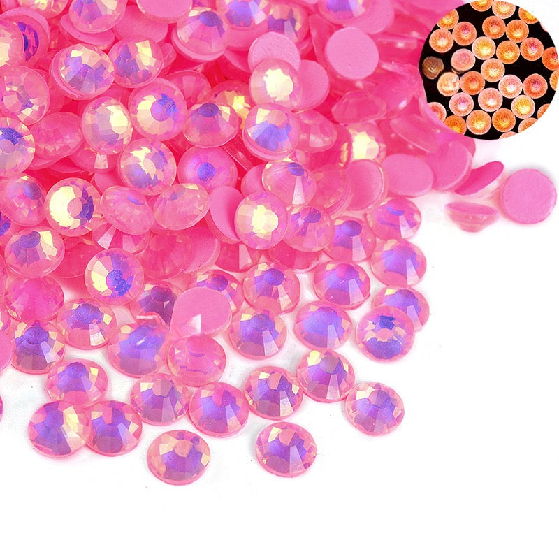 Crystal Luminous opal Glass Rhinestones 1440pcs