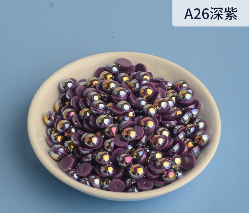 Half Round Pearl AB - ( 2MM、3MM)