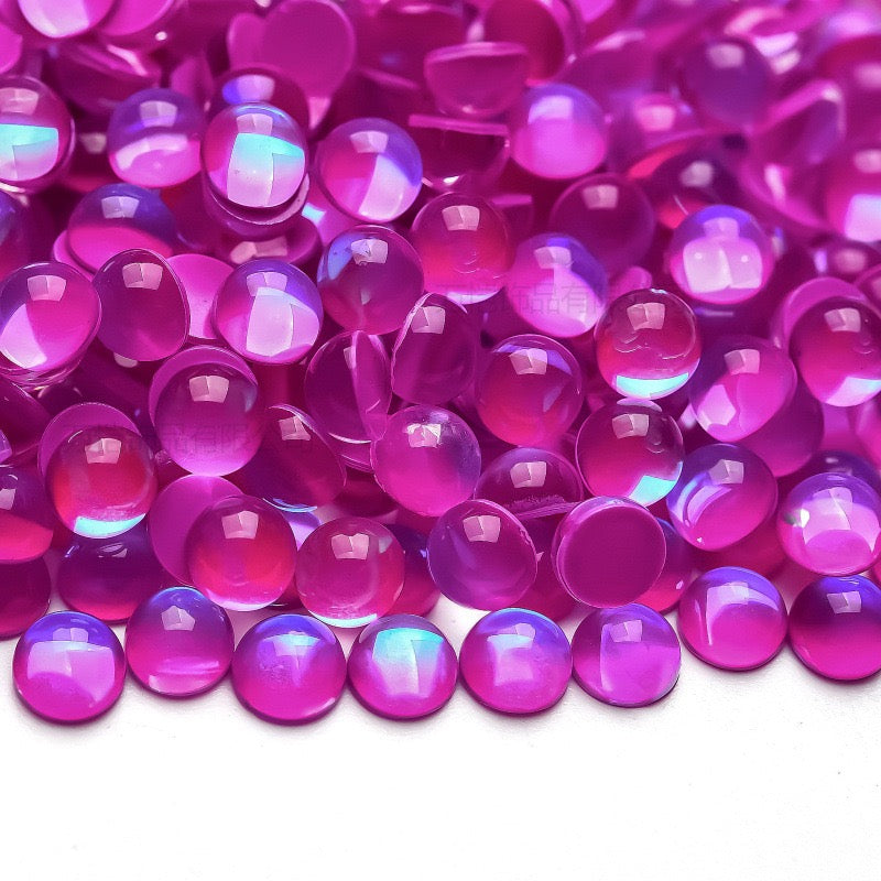 Mermaid glass rhinestone