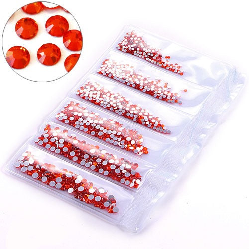 New Arrivals - Six small packs glass rhinestones