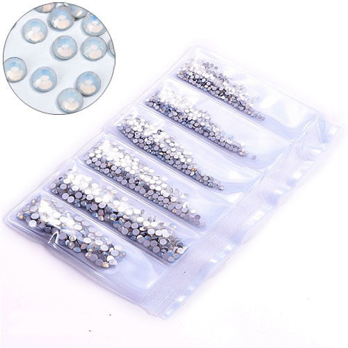 New Arrivals - Six small packs glass rhinestones