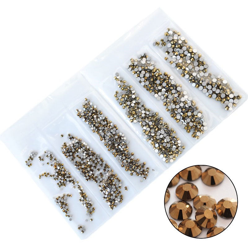 New Arrivals - Six small packs glass rhinestones