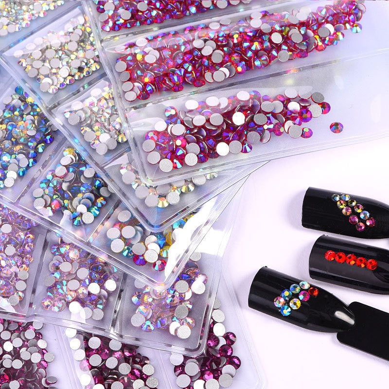 New Arrivals - Six small packs glass rhinestones