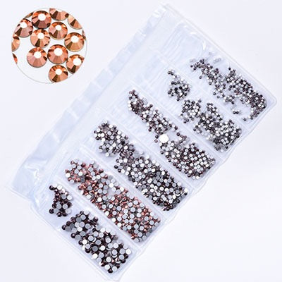 New Arrivals - Six small packs glass rhinestones