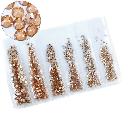 New Arrivals - Six small packs glass rhinestones