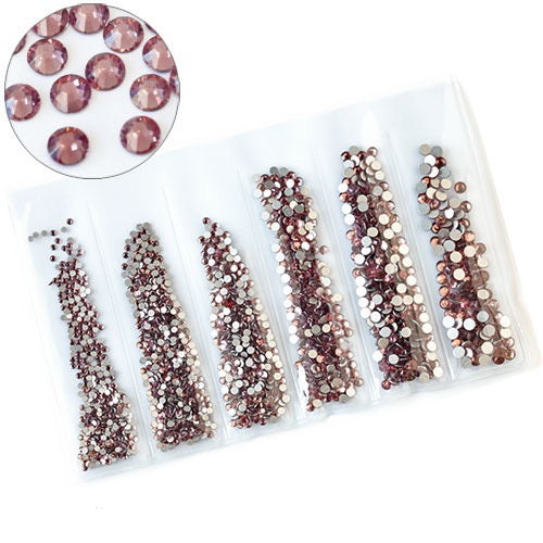 New Arrivals - Six small packs glass rhinestones