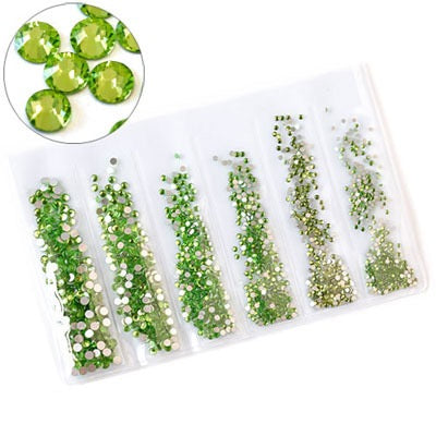 New Arrivals - Six small packs glass rhinestones