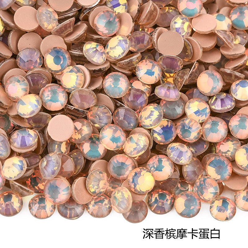 New Arrivals - Mocha protein glass rhinestones