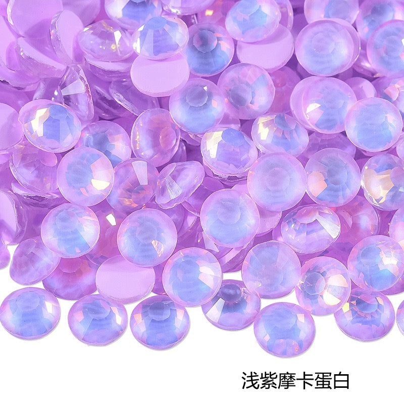 New Arrivals - Mocha protein glass rhinestones