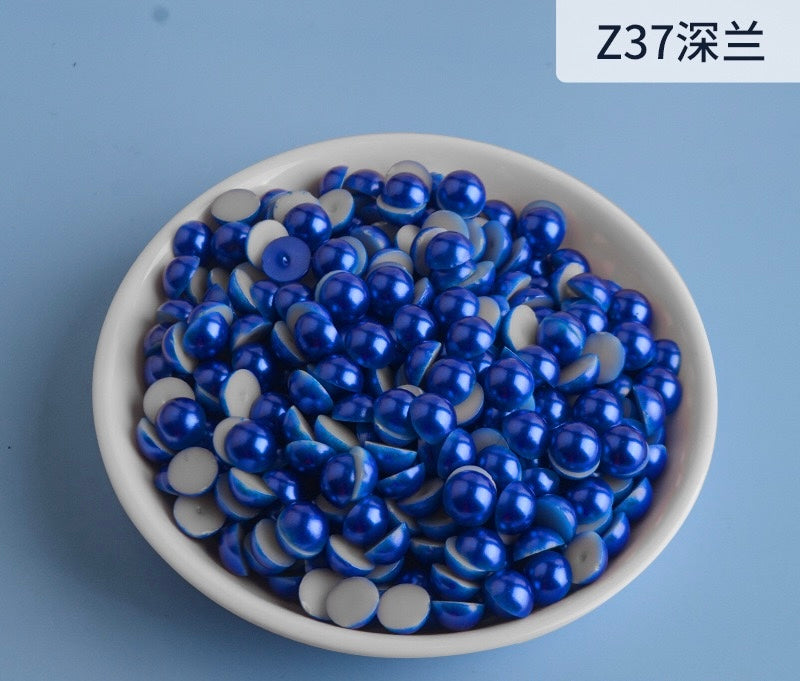 Half Round Pearl - 3MM、4MM 、5MM in Jar 60g