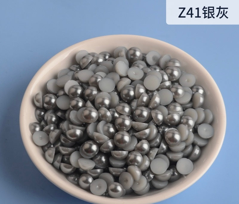 Half Round Pearl - 3MM、4MM 、5MM in Jar 60g