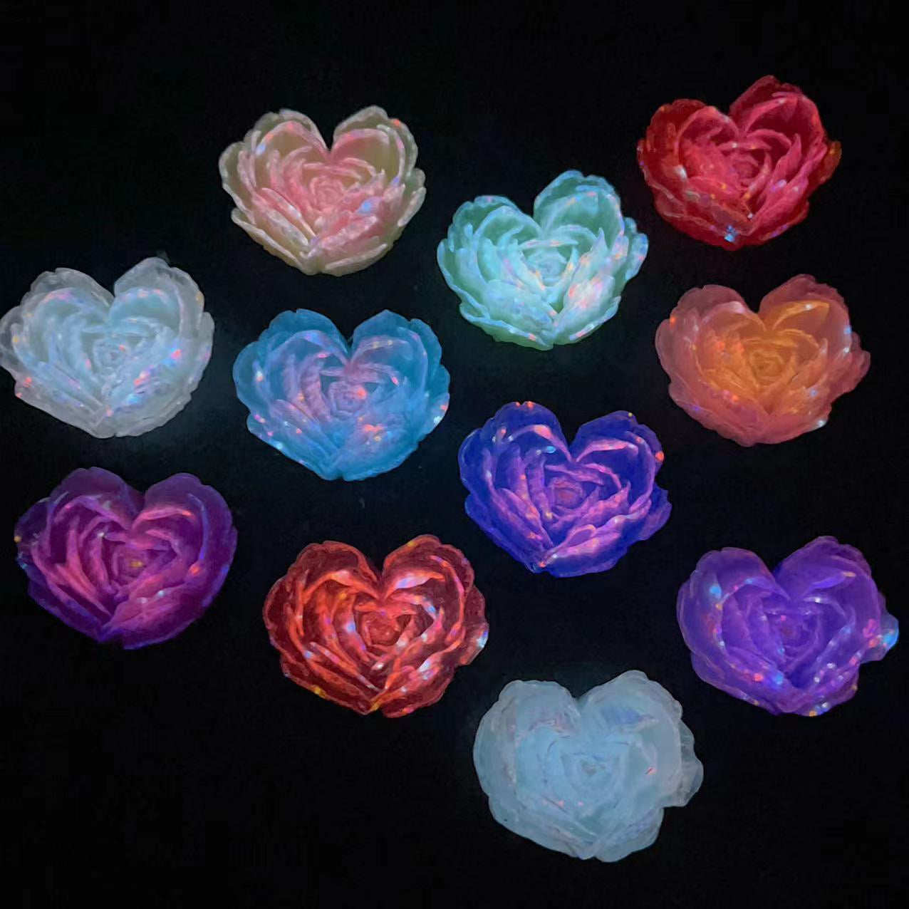 blink Luminous Heart Flower ( 36mm*29mm )