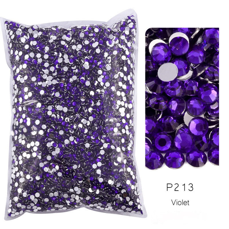 Silver Bottom Resin rhinestone - 2MM small bag (free shipping)