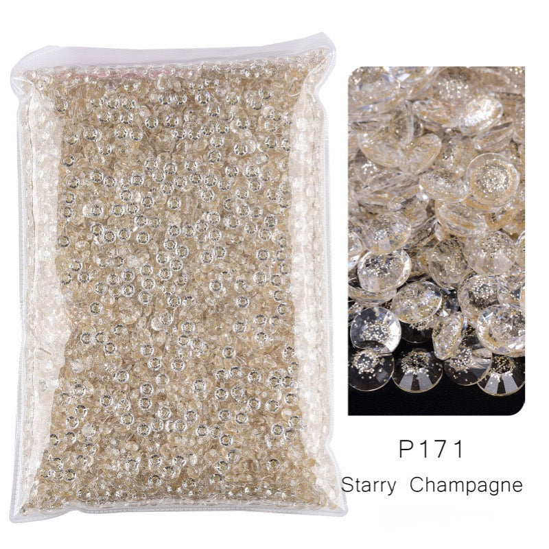 Transparent Galaxy Resin rhinestone in bear bottle 200g (free shipping)