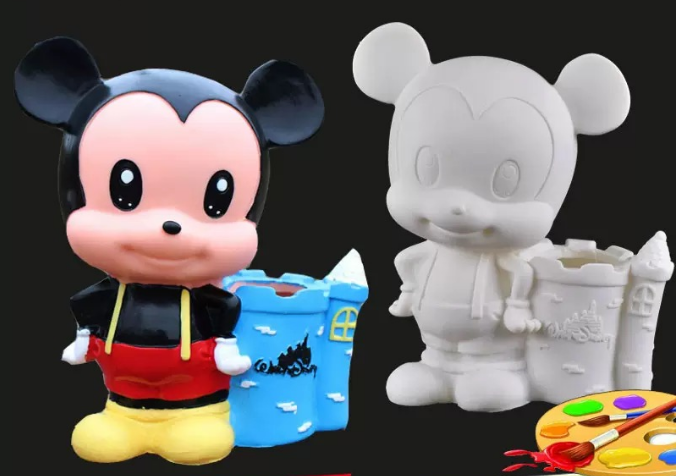 Mickey Money Bank ( White )