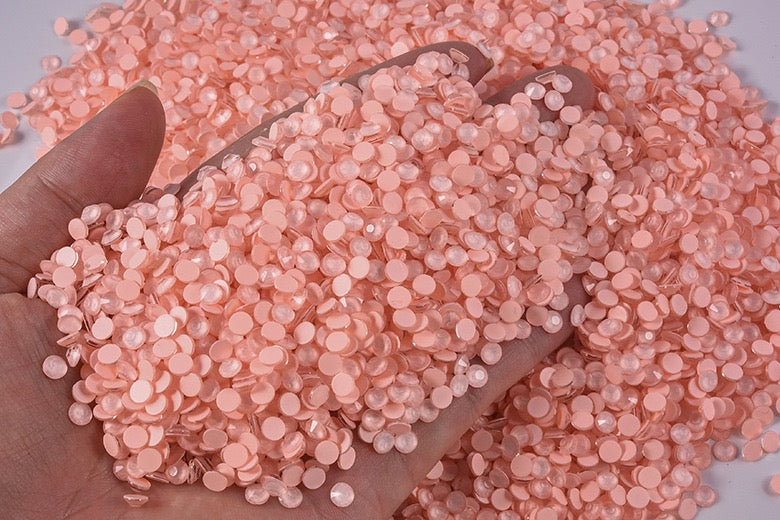 Macaron Luminous Glass Rhinestones