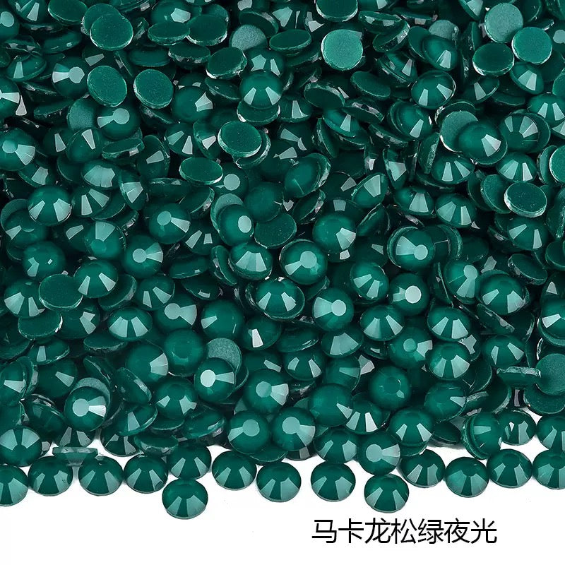 Macaron Luminous Glass Rhinestones