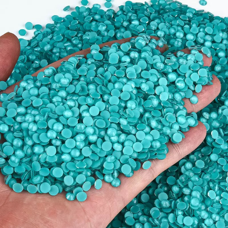 Macaron Luminous Glass Rhinestones