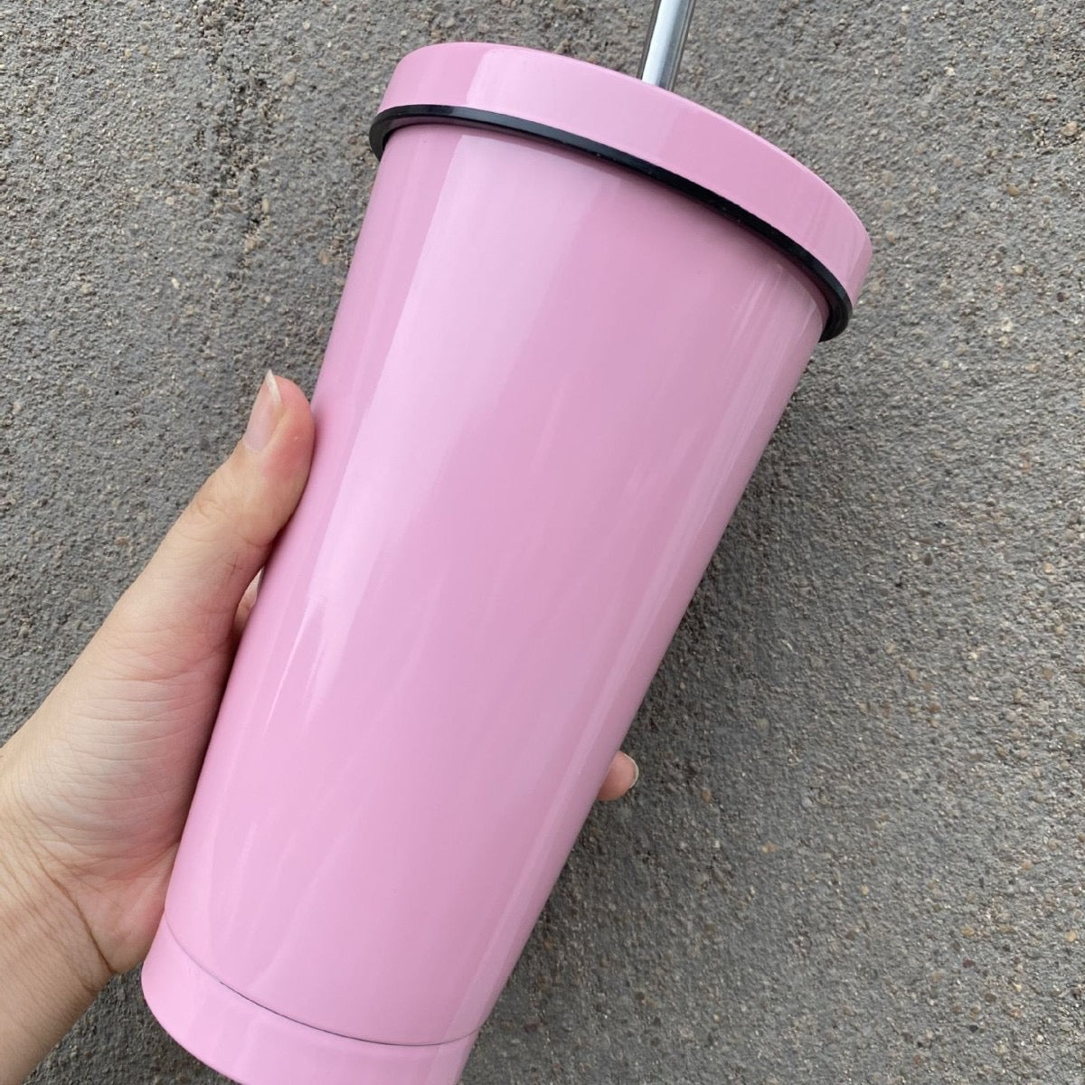 Stainless steel diamond-shaped cup