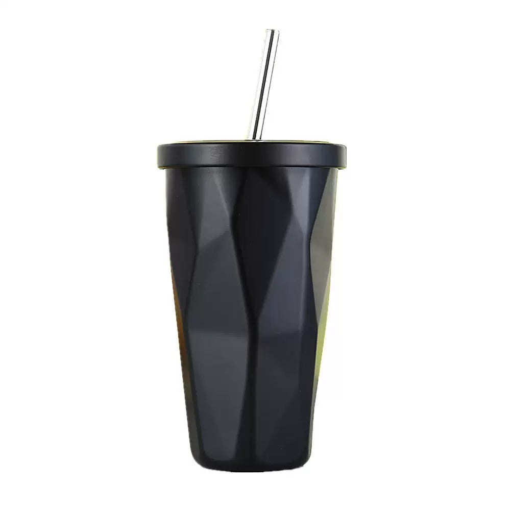Stainless steel diamond-shaped cup