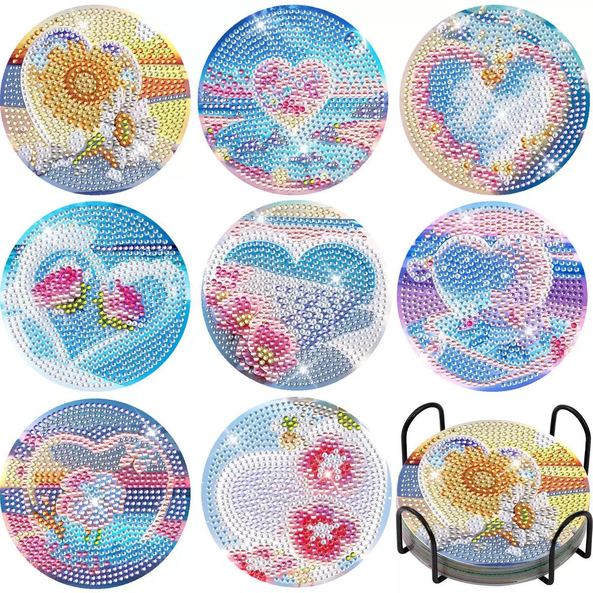 DIY Diamond Painting Coasters
