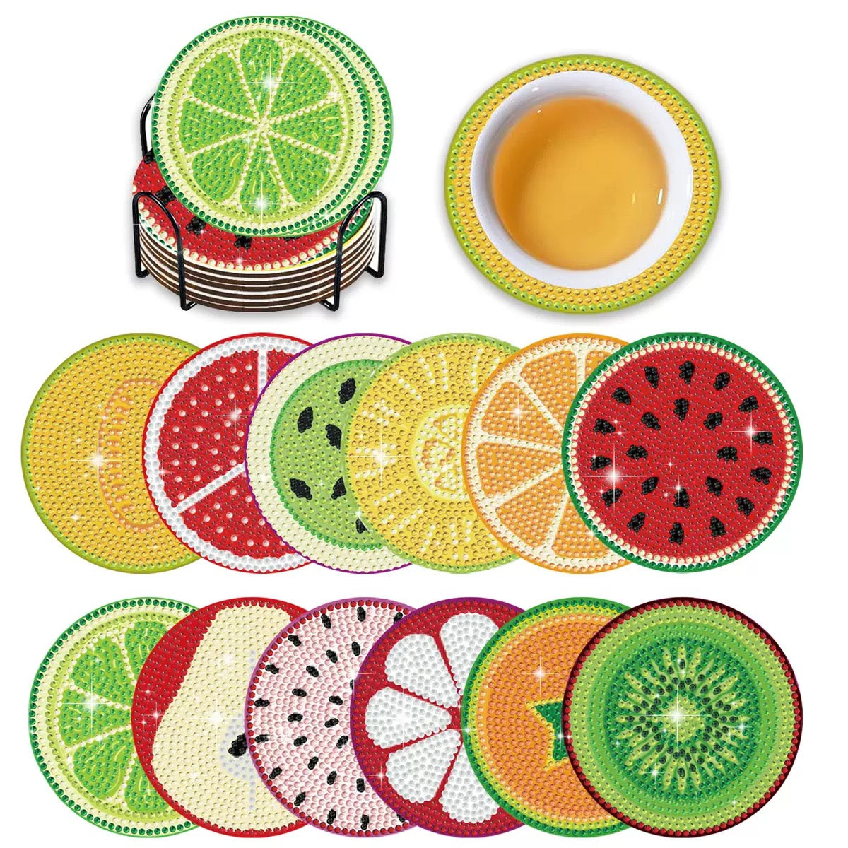 DIY Diamond Painting Coasters