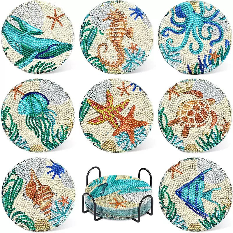 DIY Diamond Painting Coasters