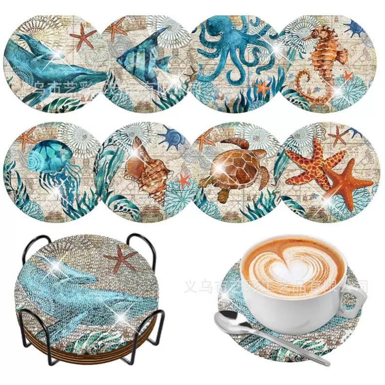 DIY Diamond Painting Coasters