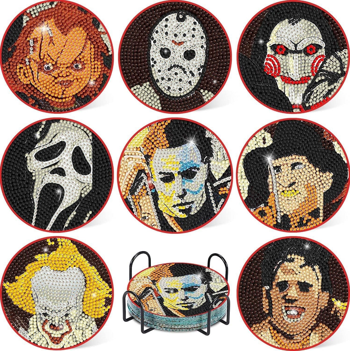 DIY Diamond Painting Coasters