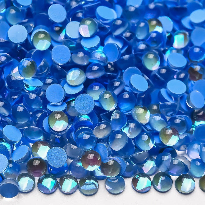 Mermaid glass rhinestone