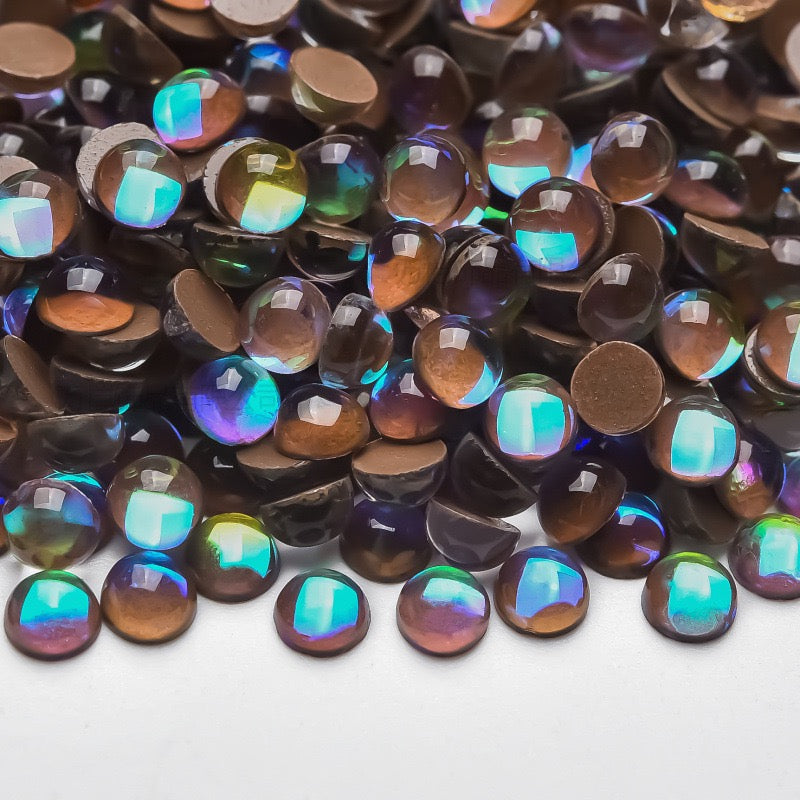 Mermaid glass rhinestone