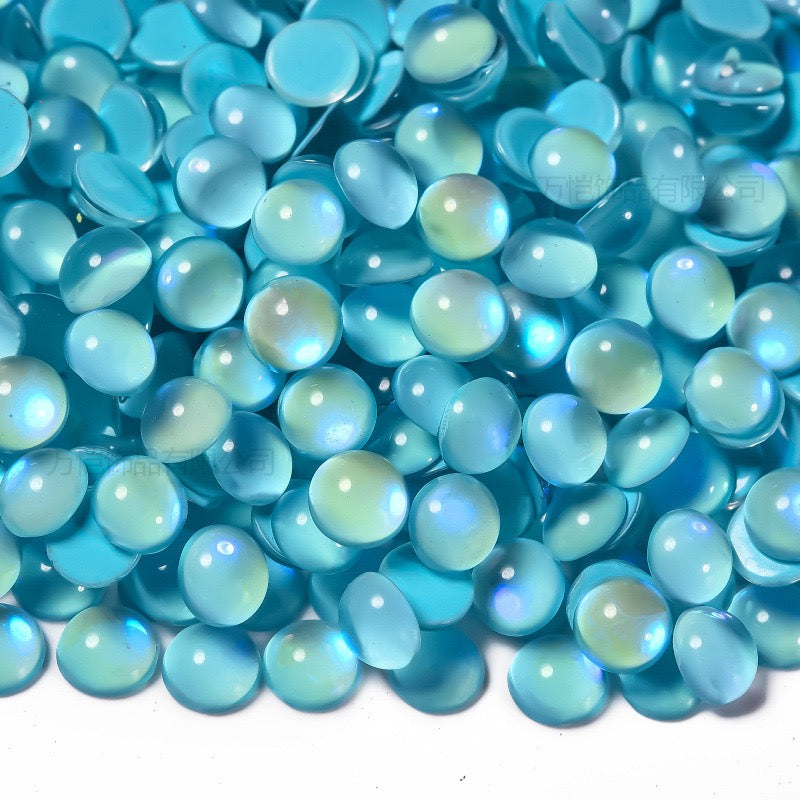 Mermaid glass rhinestone