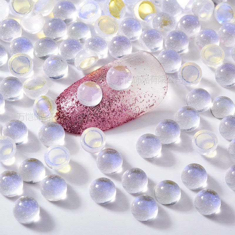 Mermaid glass rhinestone