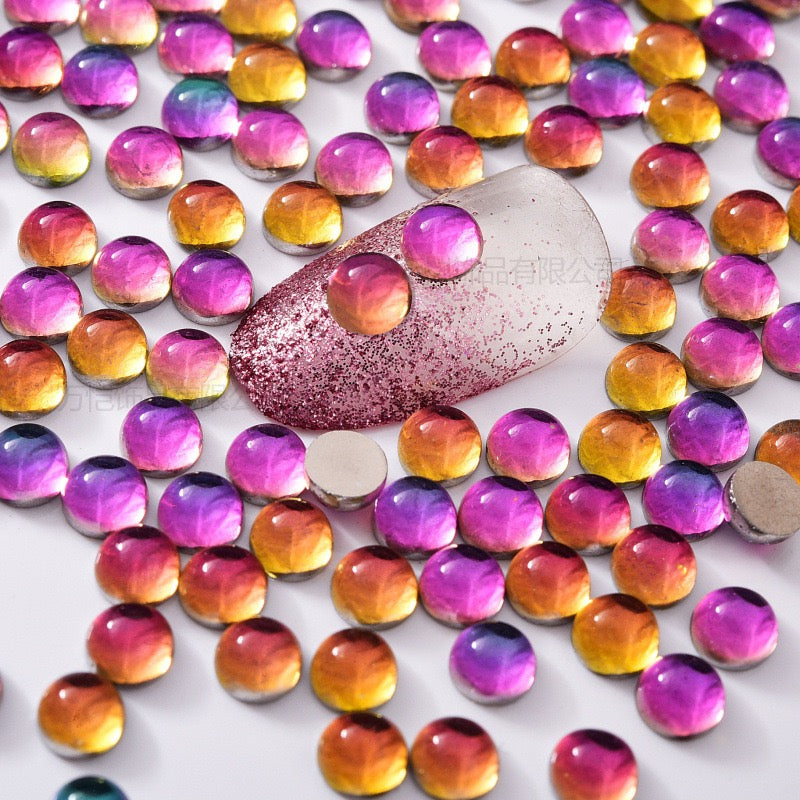 Mermaid glass rhinestone