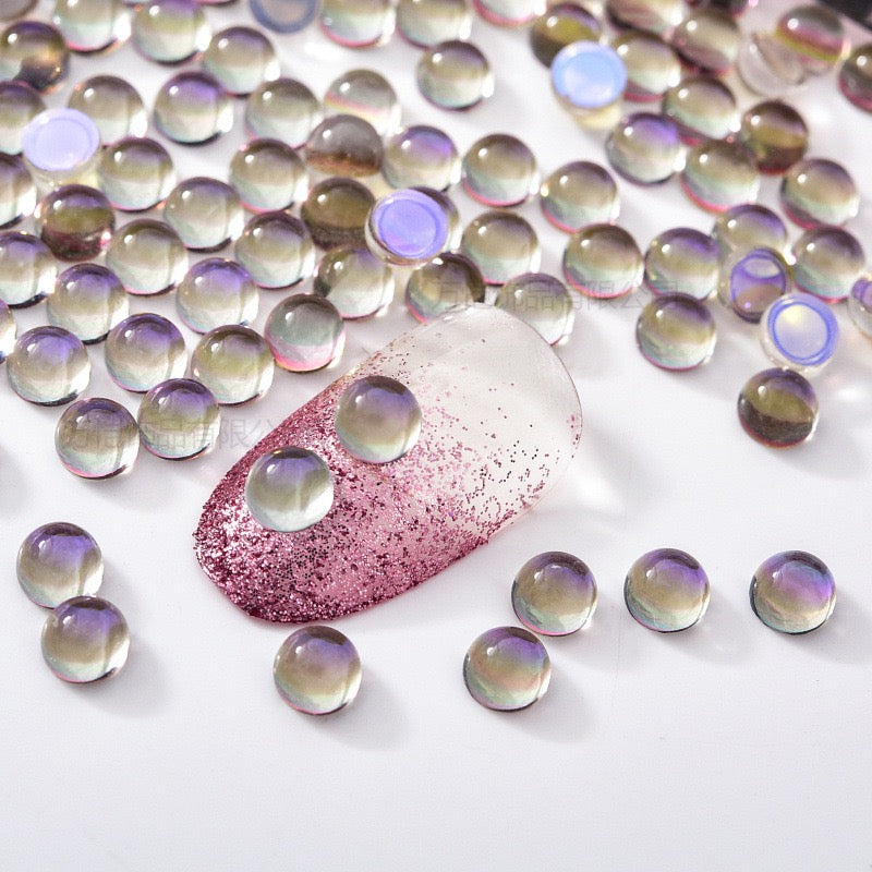 Mermaid glass rhinestone