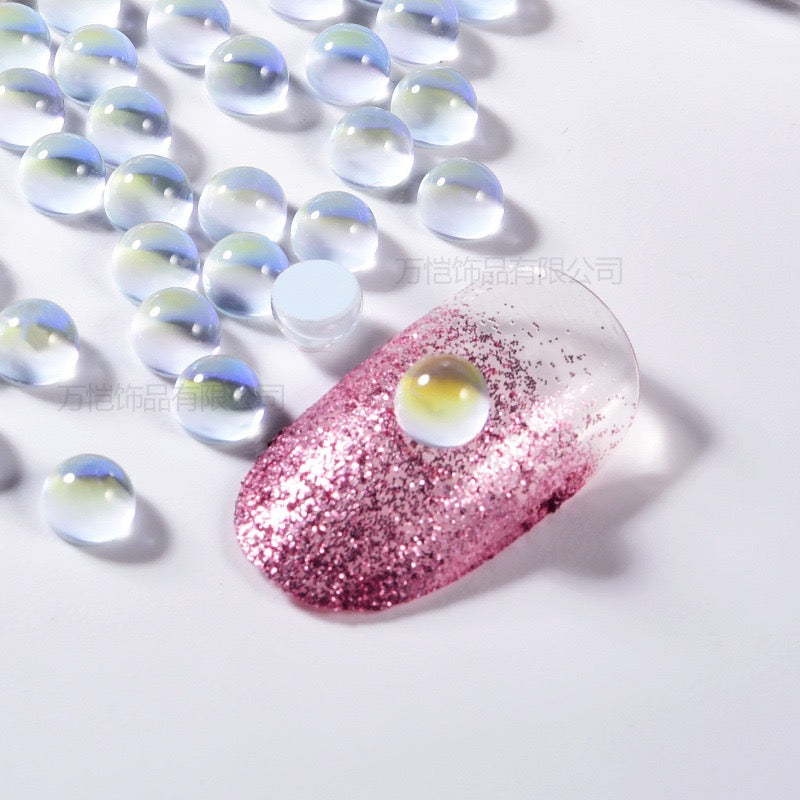 Mermaid glass rhinestone