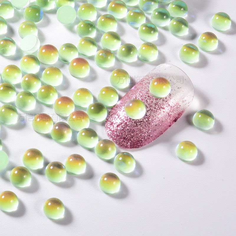 Mermaid glass rhinestone
