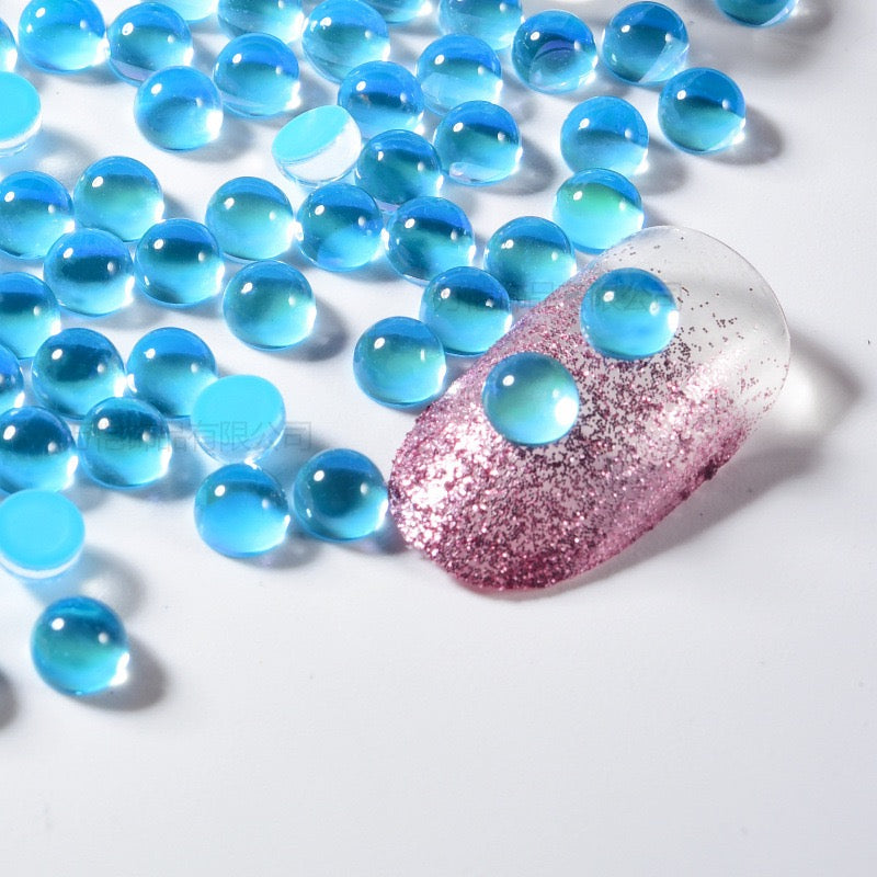 Mermaid glass rhinestone