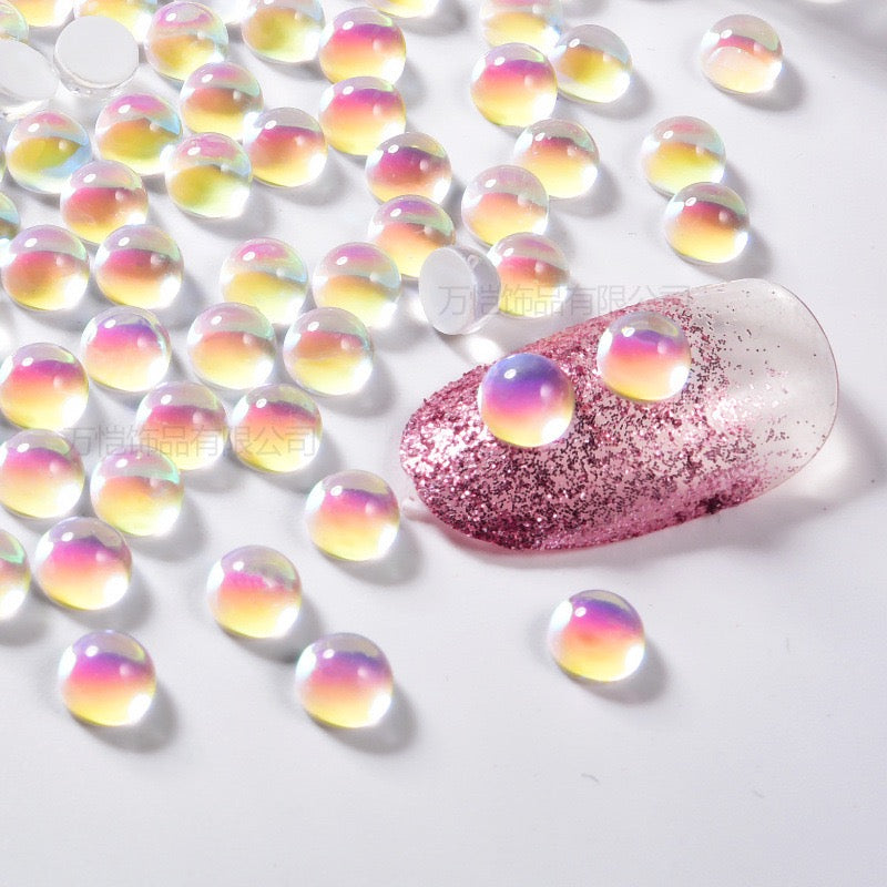 Mermaid glass rhinestone