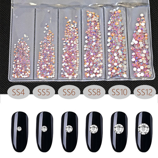 New Arrivals - Six small packs  glass rhinestones