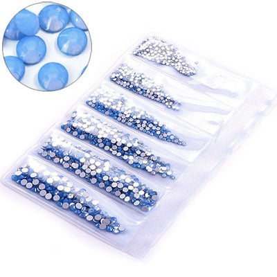 New Arrivals - Six small packs  glass rhinestones